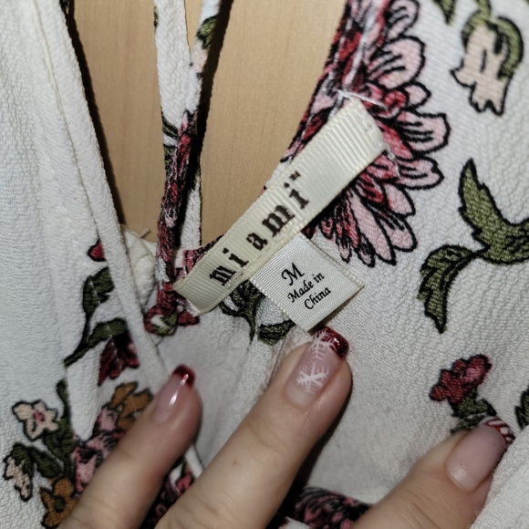 LN MIAMI SZ M Francesca Misses Romper shorts outfit - Picture 2 of 4